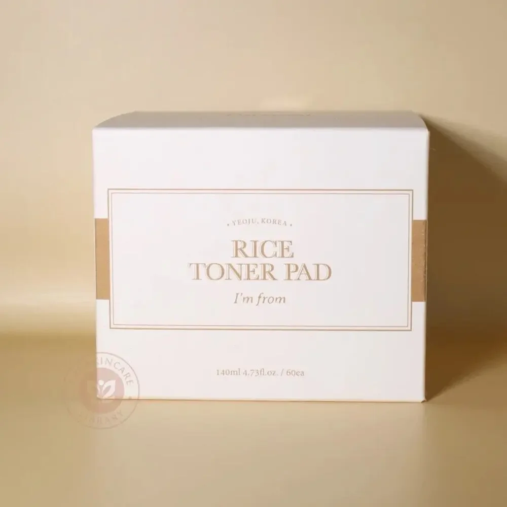 NIB I'm From Rice Toner Pad (60 Pads / 140ml) – K-Beauty Brightening